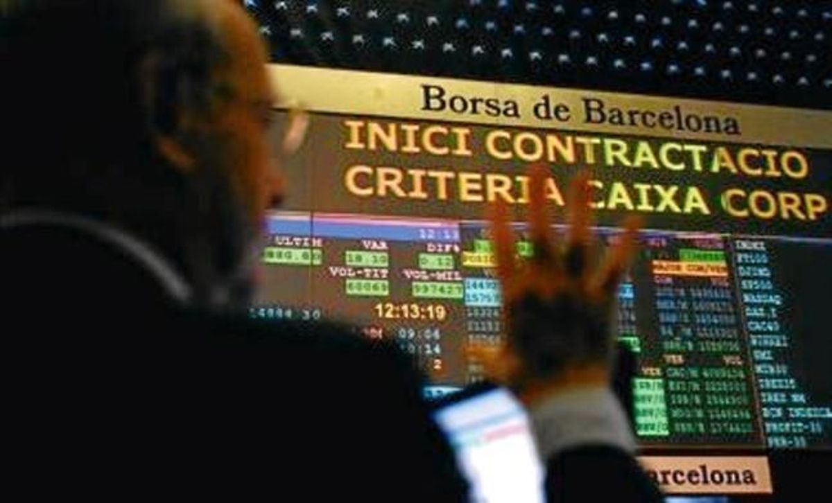 Imatge de la sortida a borsa de Criteria, el 10 d’octubre del 2007.