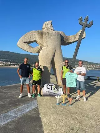 La Travesía a Nado O Fisgón reunirá el sábado en Moaña a cerca de 200 participantes