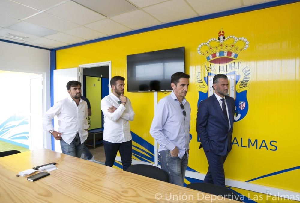 Presentación del nuevo técnico de la UD Las Palmas, Manolo Jiménez