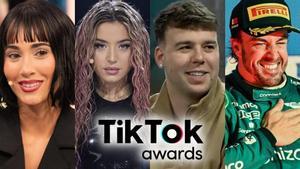 Algunos de los nominados a los Premios TikTok 2023