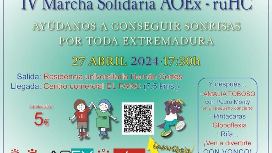 IV Marcha Solidaria Ayúdanos a conseguir sonrisas por toda Extremadura