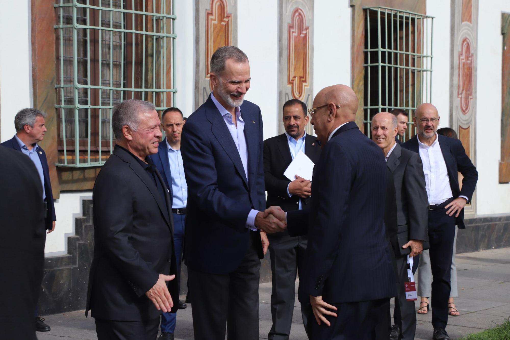 Los reyes Felipe VI y Abdalá II de Jordania presiden la cumbre del Proceso de Áqaba en la Diputación de Córdoba
