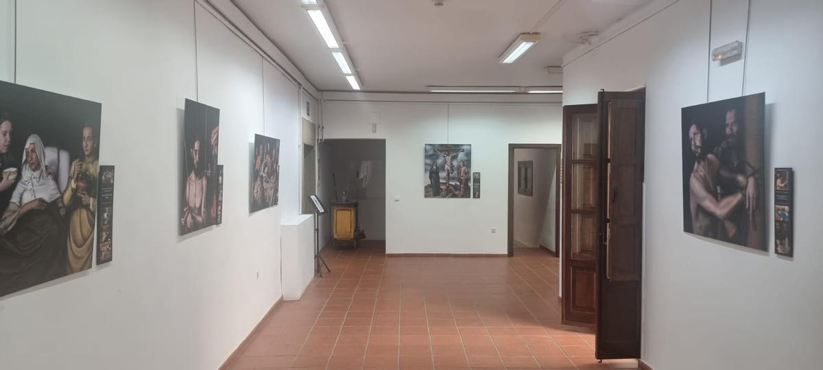 Vista de la muestra dedicada a Luis de Morales en Plasencia, promovida por la Diputación de Cáceres.
