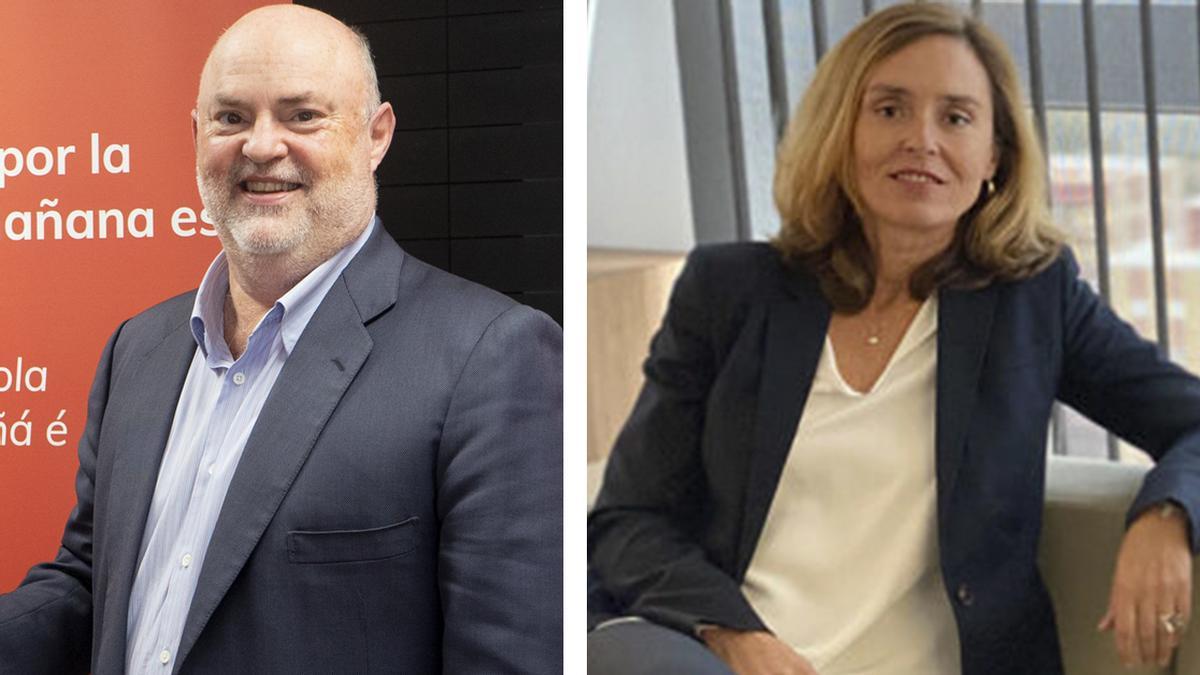 Alberto de Rosa y Elisa Tarazona, los dos destituidos.