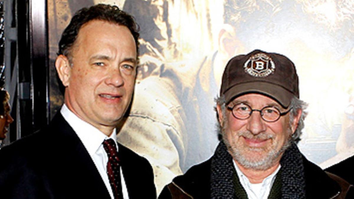 Tom Hanks y Steven Spielberg, productores ejecutivos de la miniserie 'The Pacific'.