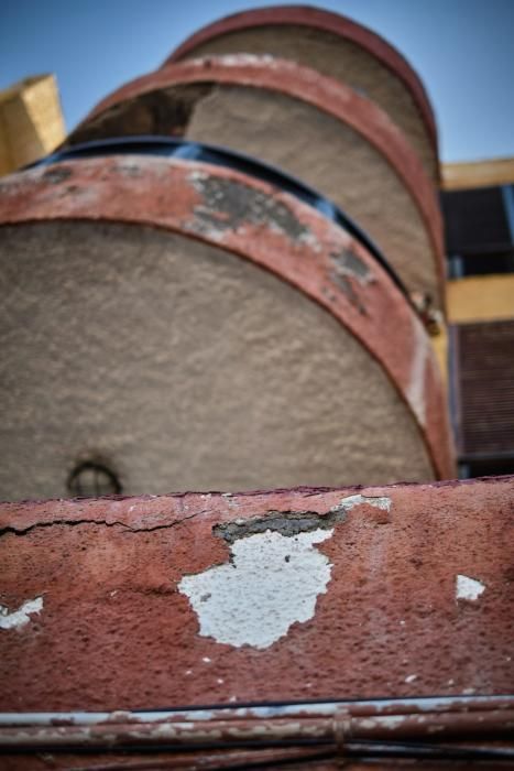 Desalojo en el Edificio Dácil de Bajamar