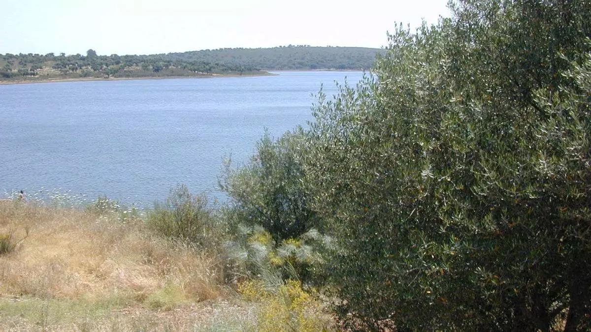 Embalse del Parque Natural de Cornalvo.