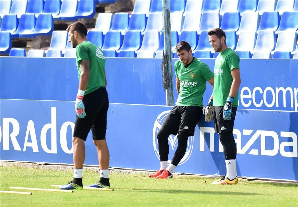 Entrenamiento del Real Zaragoza del 26 de agosto