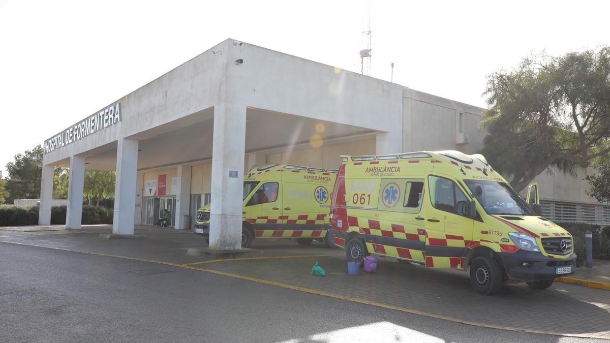 Una ambulancia del 061 en Formentera