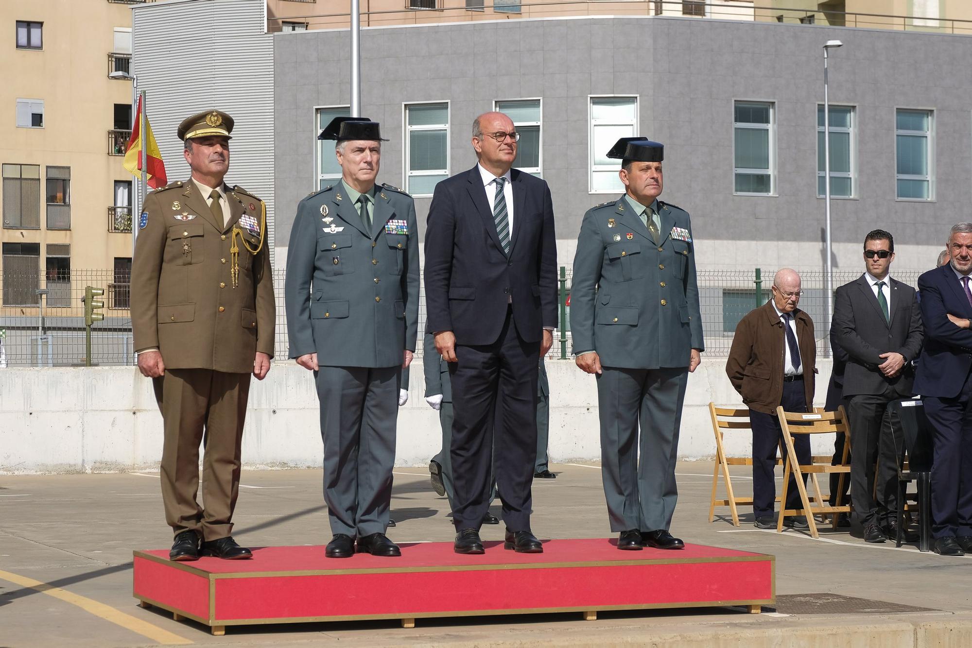 Toma de posesión del coronel jefe de la Comandancia de Guardia Civil