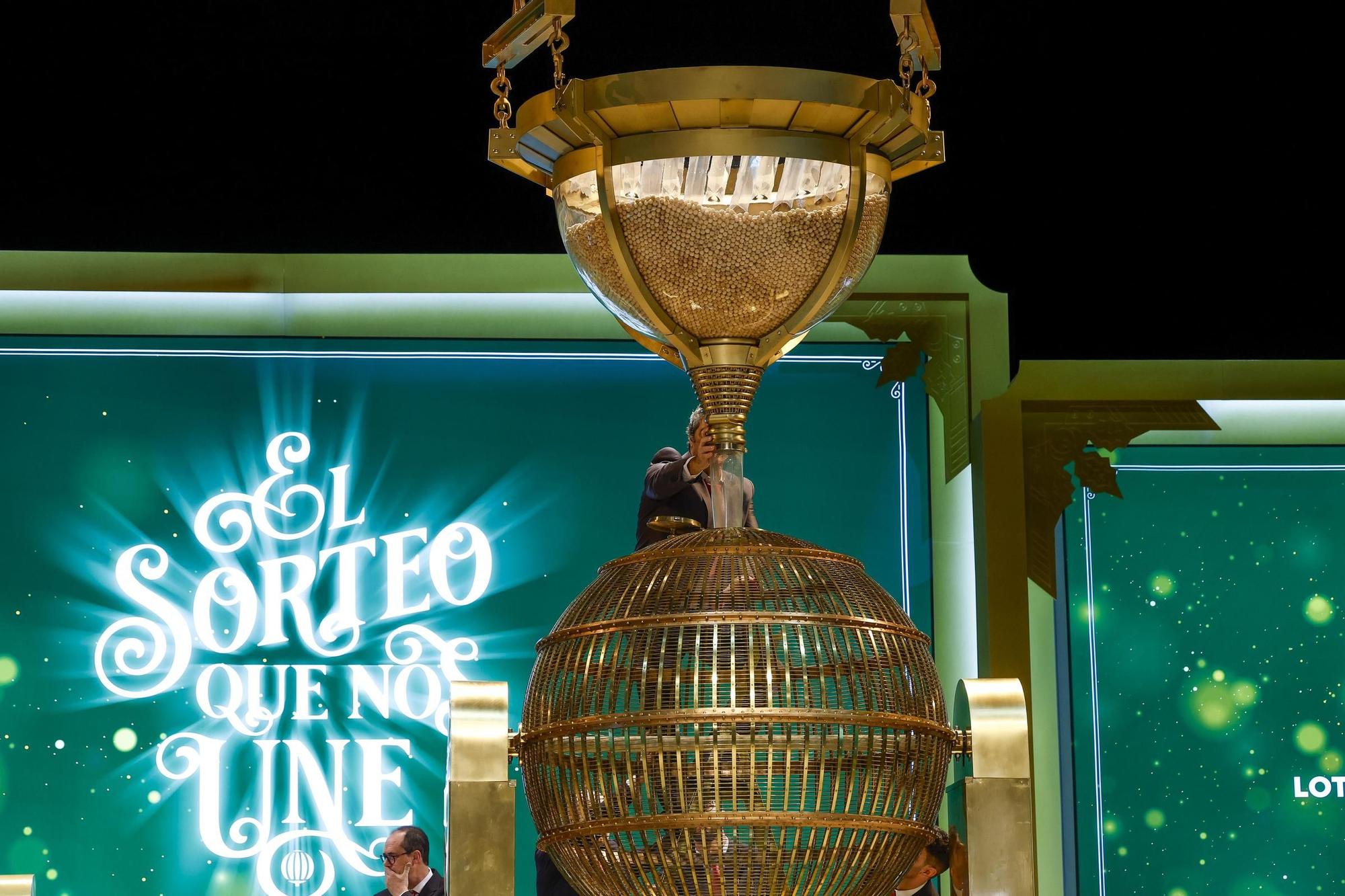 Les millors imatges del sorteig de Loteria de Nadal 2023