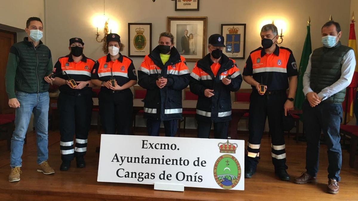 Intensa actividad de la agrupación de Protección Civil de Cangas de Onís  | M.VILLORIA