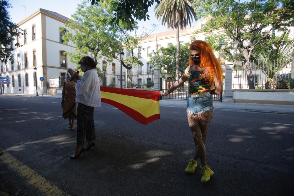 Reivindicación LGTB+ frente al cuartel de San Juan