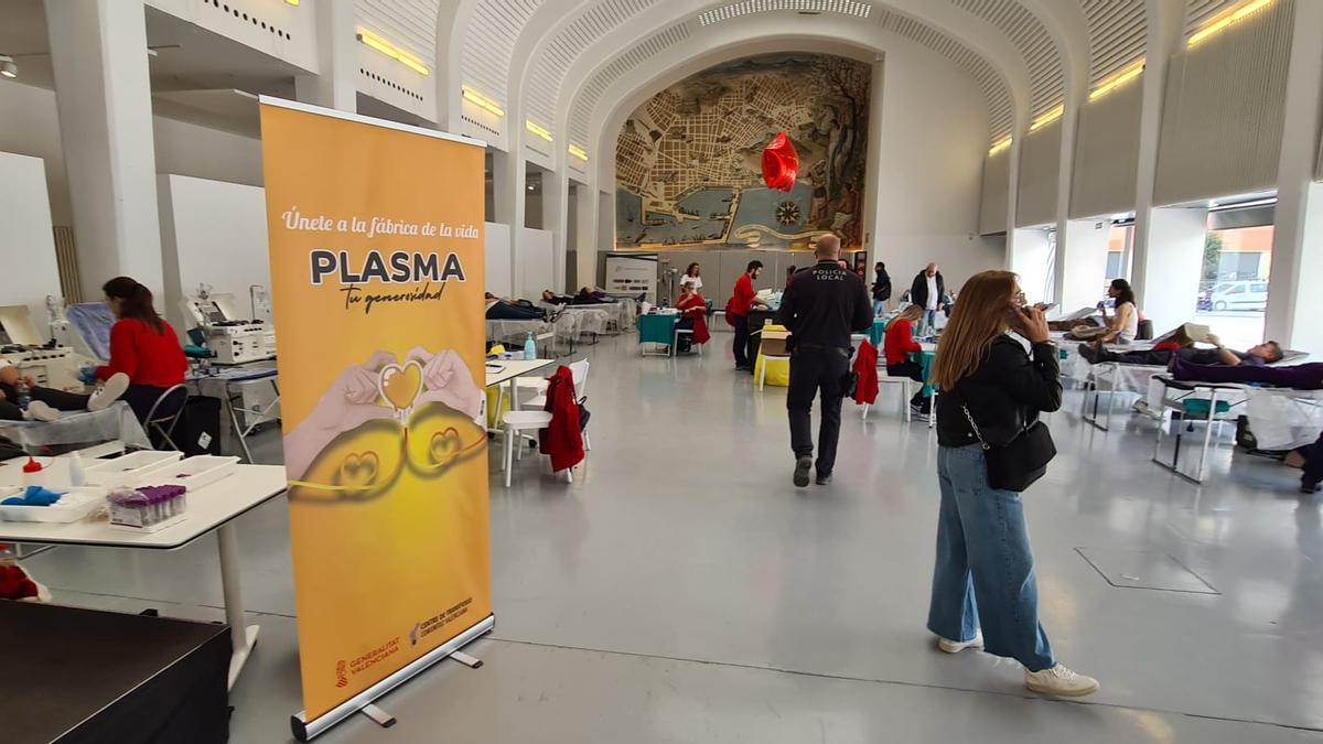 Una donación de sangre y plasma celebrada en Alicante