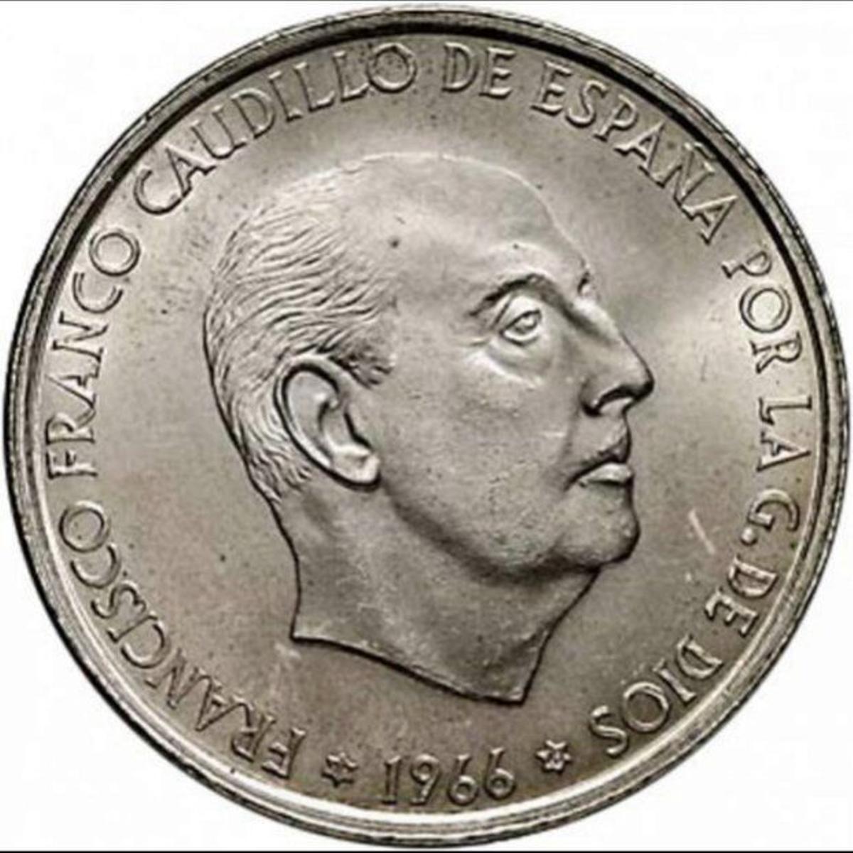 100 pesetas de 1966.