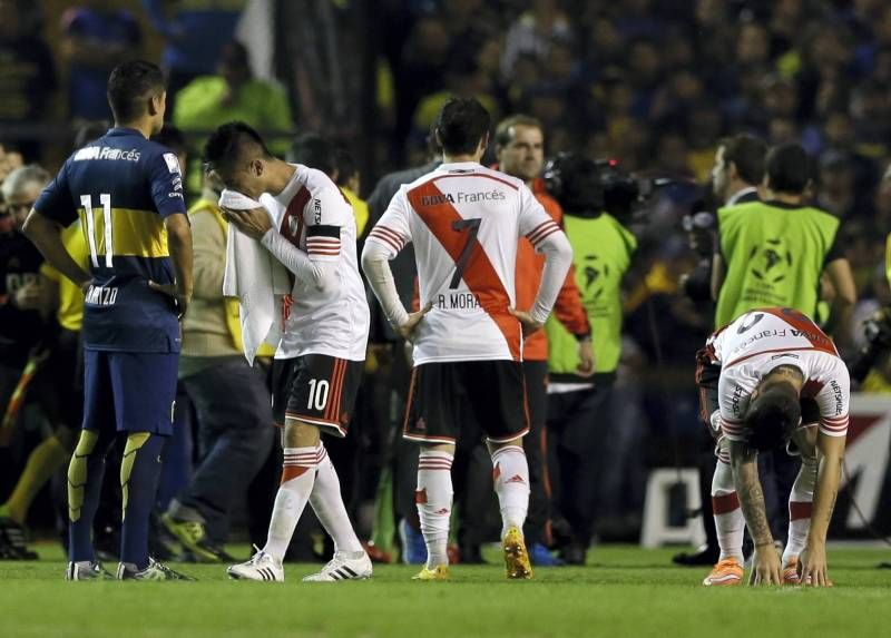 Fotogalería del incidente en el Boca Juniors-River Plate