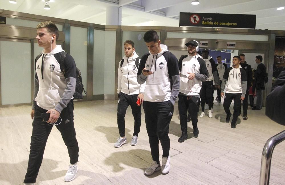 El Valencia ya está en Sevilla para el partido contra el Betis