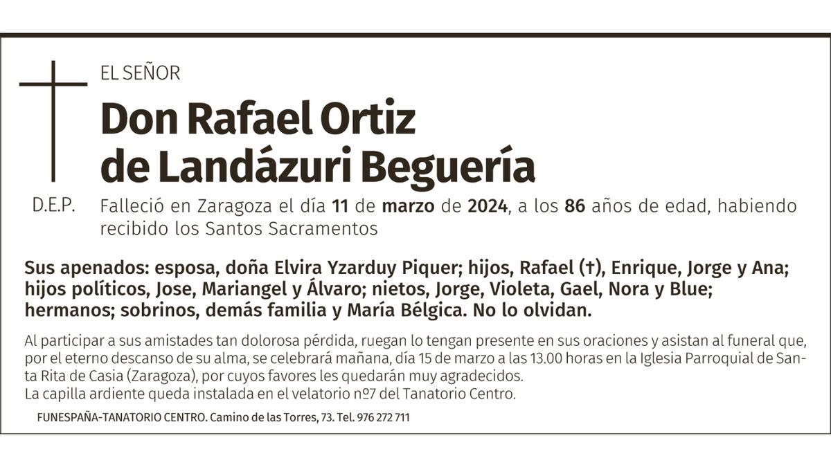 Rafael Ortiz de Landázuri Beguería