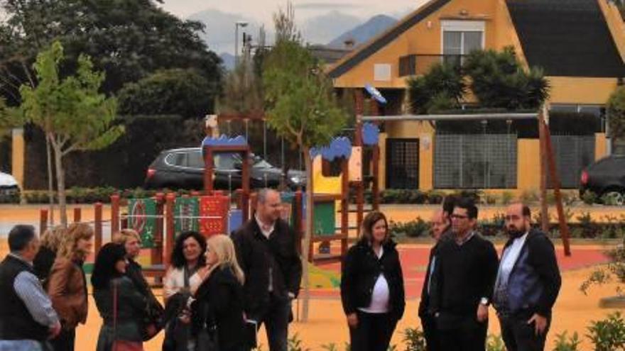 Visita de la Corporación al nuevo parque de Río Park.