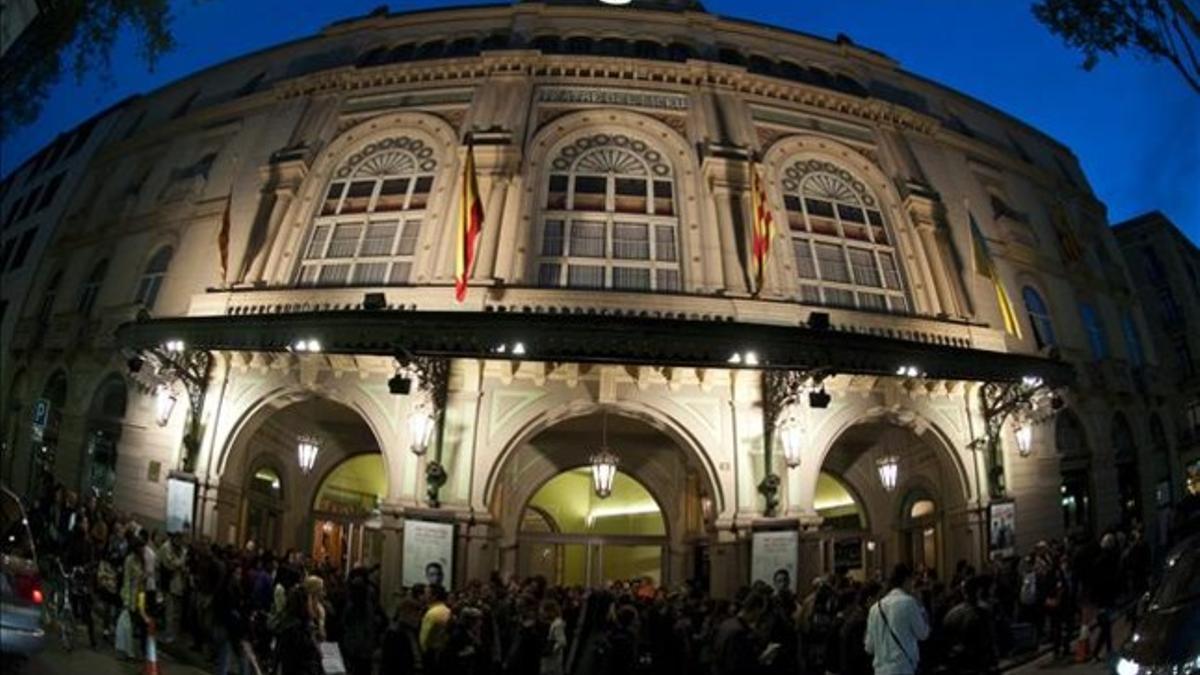 Fachada del Gran Teatre del Liceu.