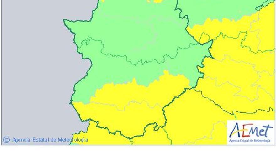 Alerta en Extremadura por viento y lluvia