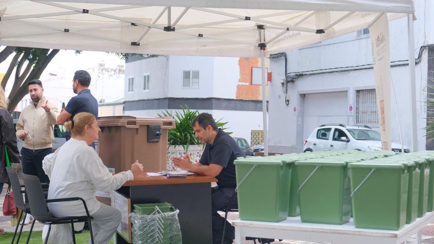 El quinto contenedor continúa su implementación por los barrios de Las Palmas de Gran Canaria