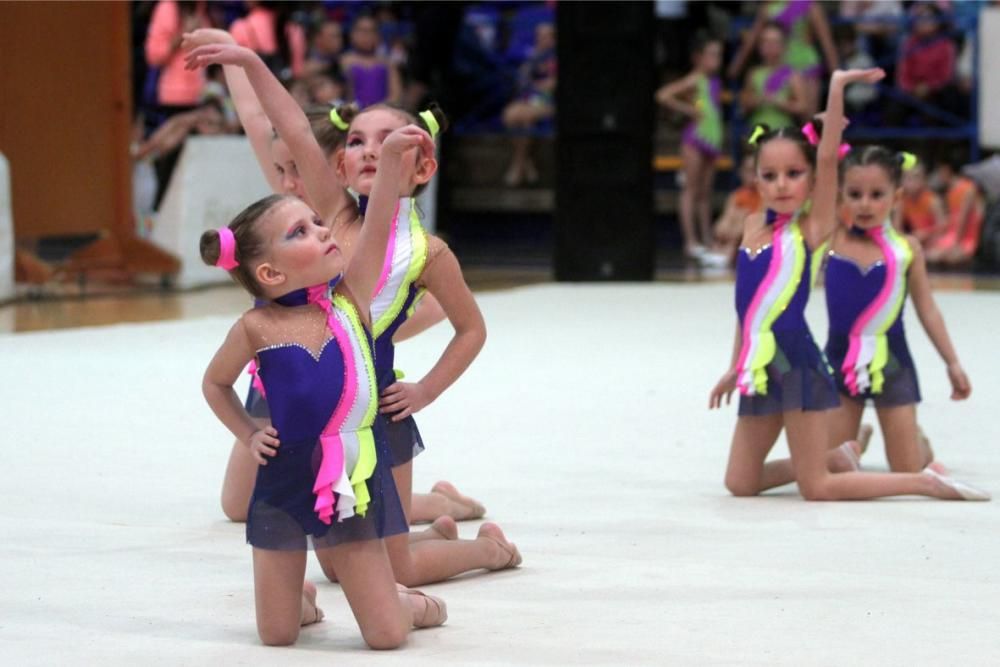 Cartagena celebra la primera jornada de la competición escolar de gimnasia rítmica con más de 1.000 participantes