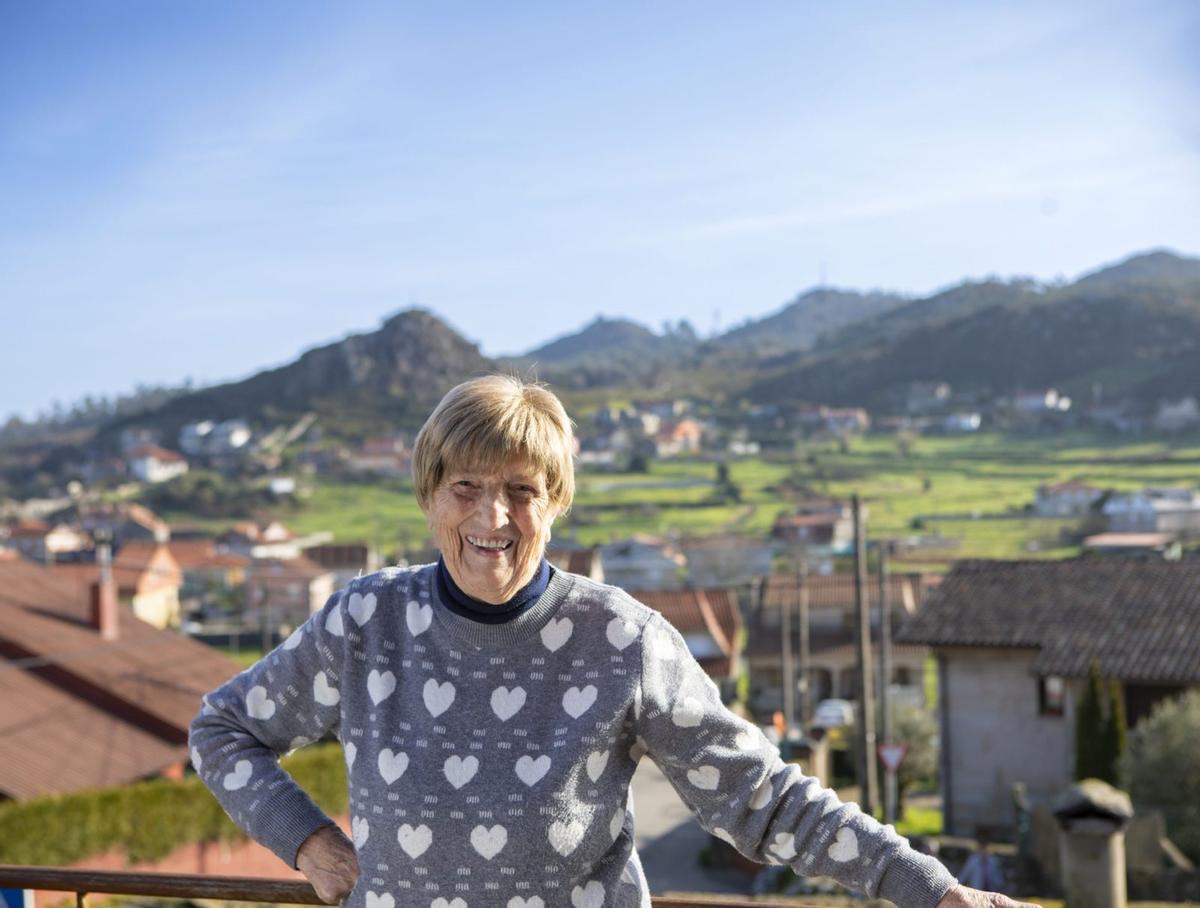 Carmen Rial ha regresado hace unos meses a su Chandebrito natal después de toda una vida en Montevideo.