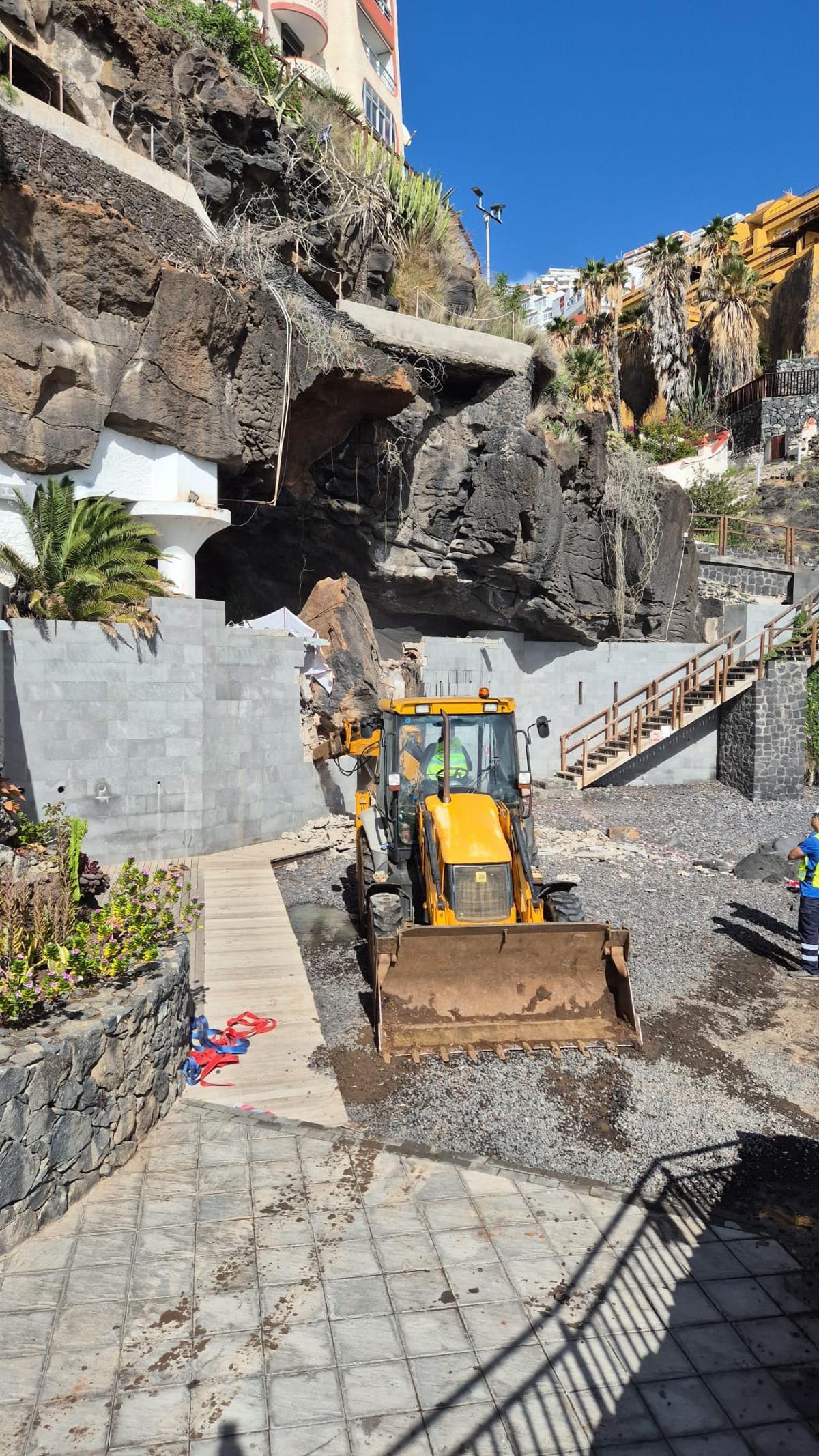 Desprendimiento en Tabaiba.