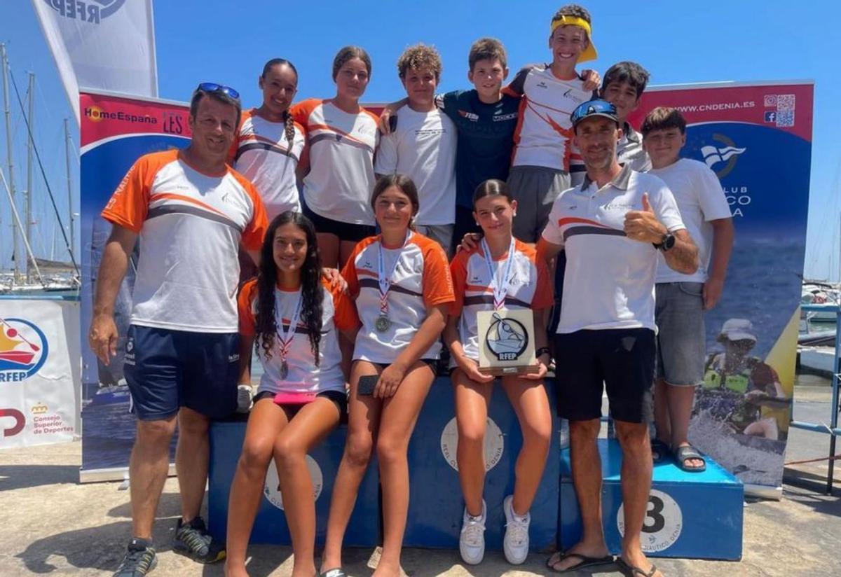 Imagen del equipo del CN Sant Antoni en Dénia. | CNSA