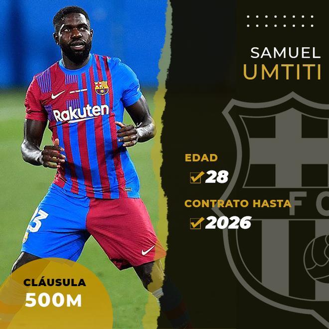 El Barça buscará salida a Umtiti. La necesidad de minutos antes del Mundial de Catar puede ser clave