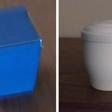 Imagen de la caja que contenía la urna funeraria; así como de la urna que están buscando los padres de María.