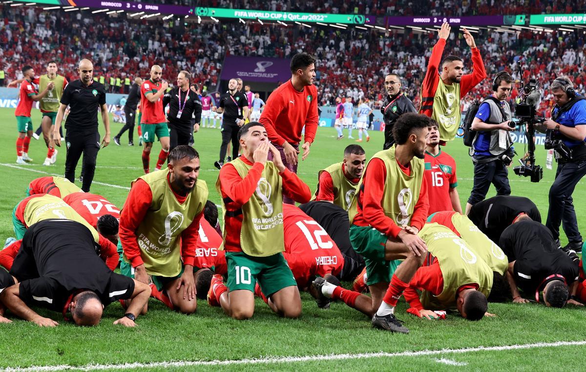 El Mundial de Qatar és per a les elits... i per al Marroc, única sorpresa als quarts de final