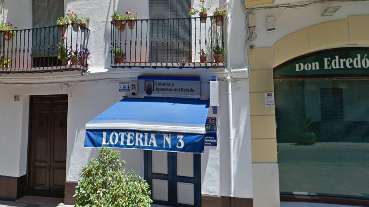 El segundo premio de la Lotería toca en Antequera.