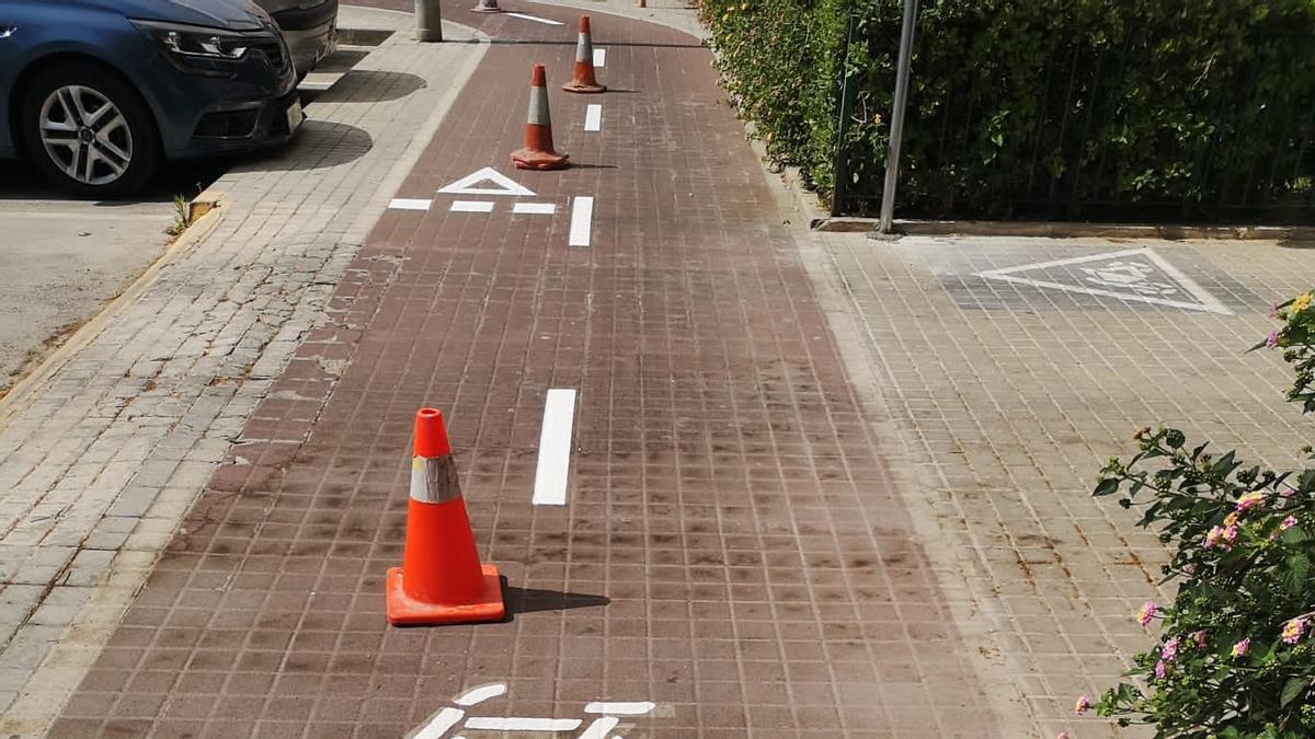 Burjassot millora el carril bici.