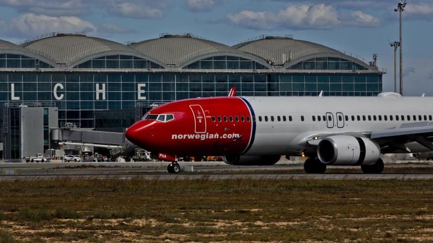 Norwegian anuncia un ERE temporal en su base de Alicante