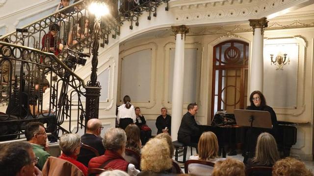 La última actividad en el viejo conservatorio antes de su traslado a la Ferrería. | MARA VILLAMUZA