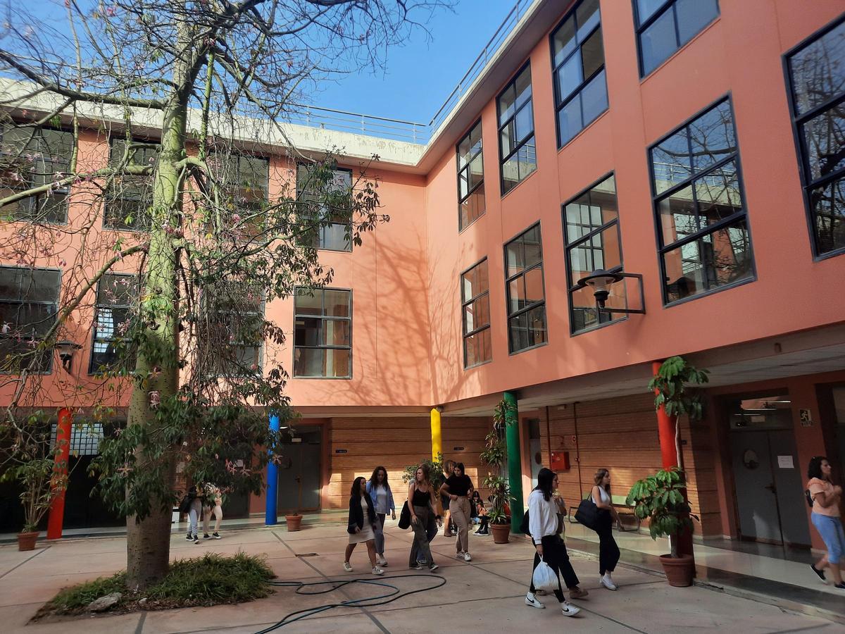 Estudiantes en la Facultad de Ciencias de la Educación de la Universidad de Málaga.