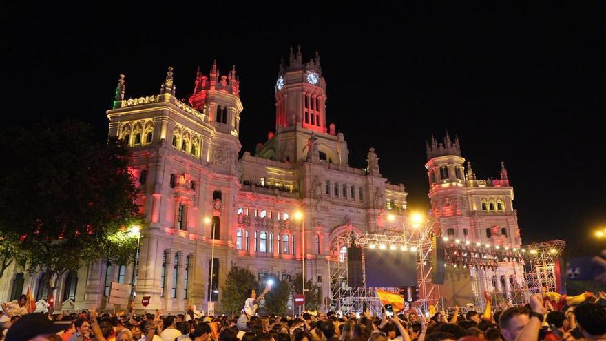 La celebración en Madrid del segundo Mundial ganado por España, en imágenes