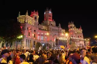 La celebración en Madrid del segundo Mundial ganado por España, en imágenes