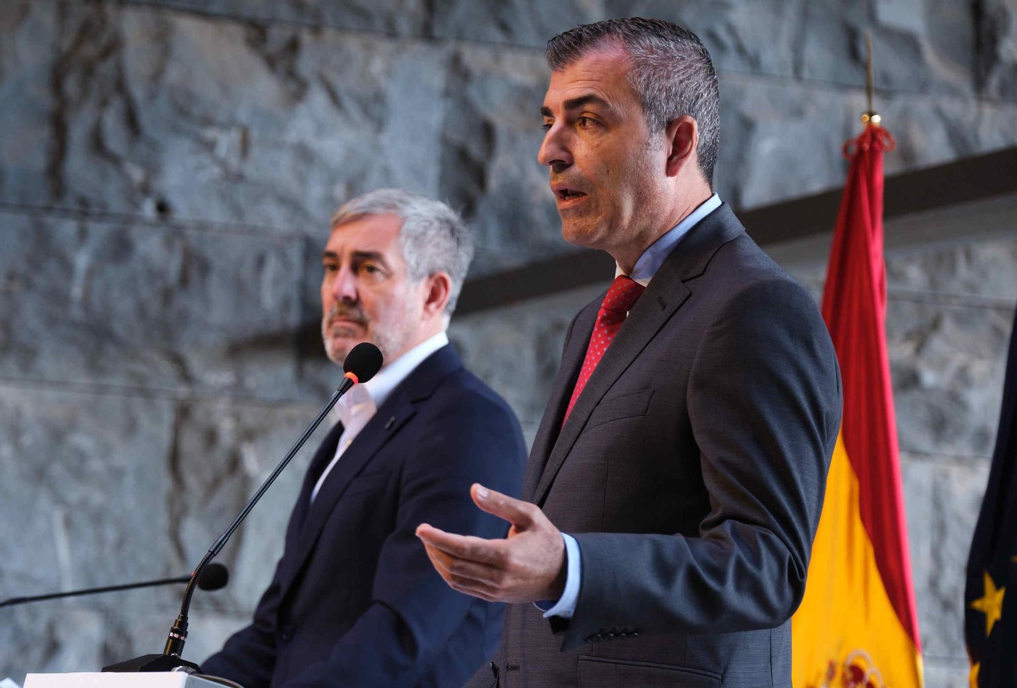 Fernando Clavijo y Manuel Domínguez hacen un balance de los primeros cien días de gobierno