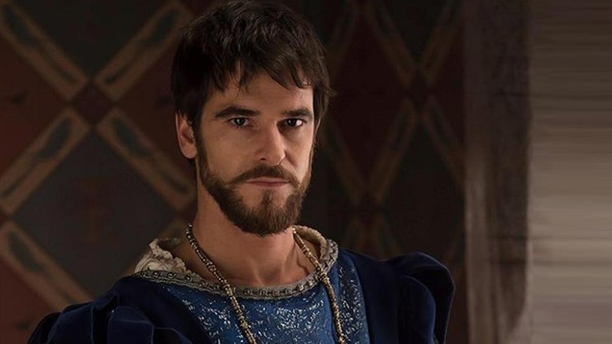 Alfonso Bassave, caracterizado como Francisco I en la serie de TVE-1 'Carlos, Rey Emperador'