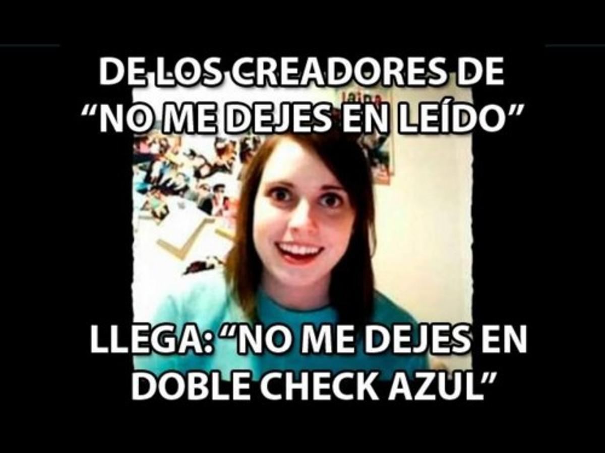 Los memes del doble check de Whatsapp Los memes del doble check de Whatsapp