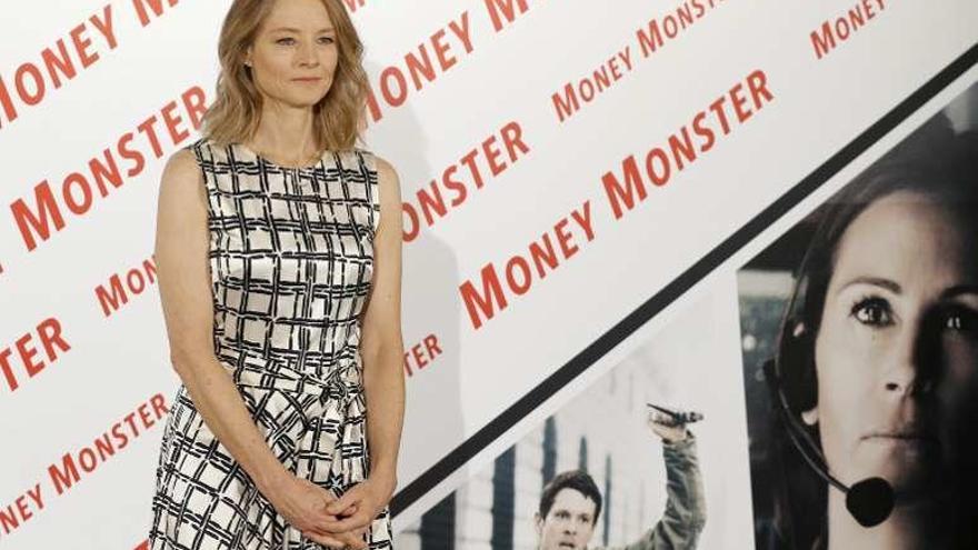 La actriz y directora Jodie Foster, ayer, en Madrid.