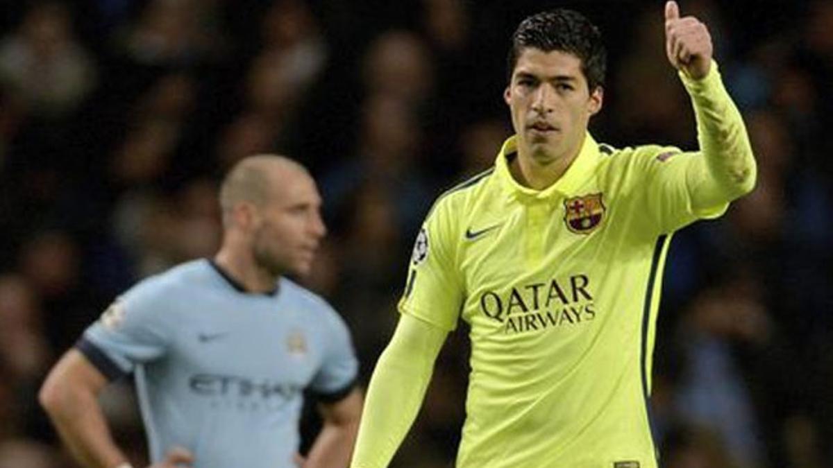 Luis Suárez pretendido por el City