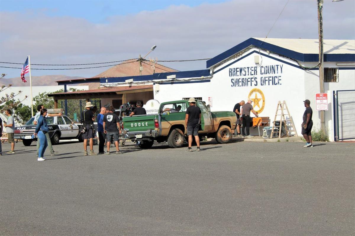 Imagen del rodaje de una película en el municipio de Puerto del Rosario.