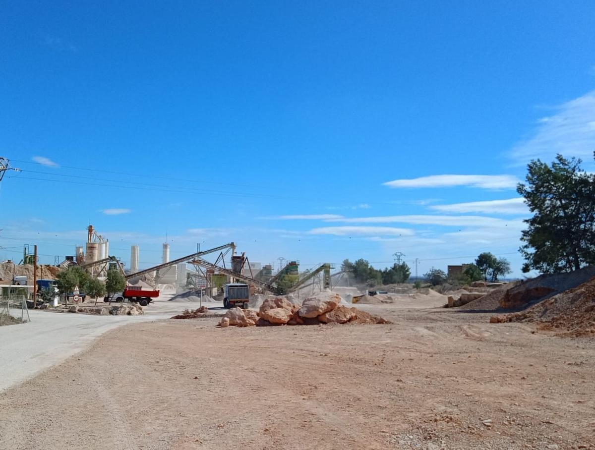 Cantera en Riba-roja de Túria.