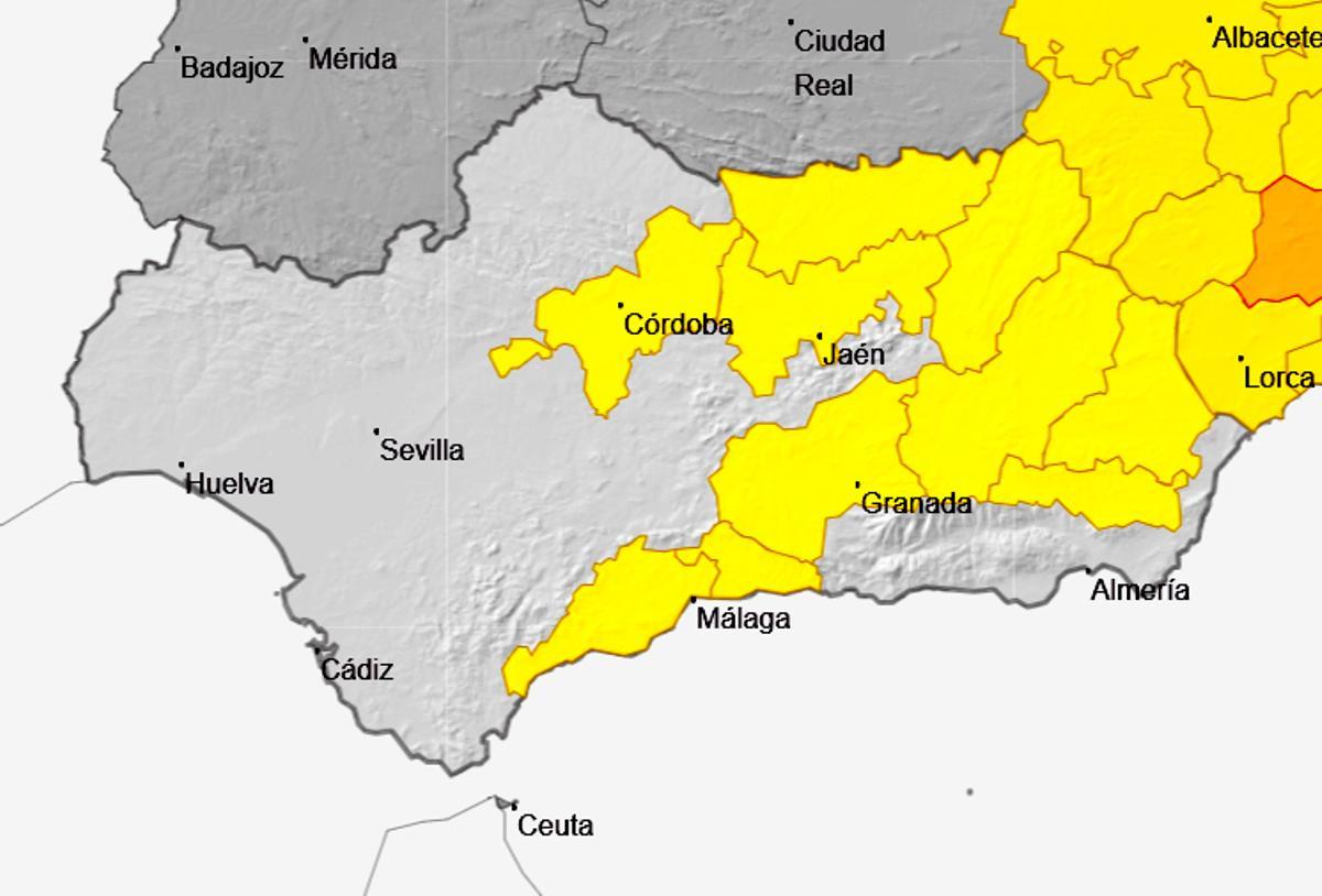 Avisos por calor el jueves en Andalucía.