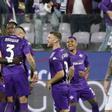 La Fiorentina celebra uno de sus tantos