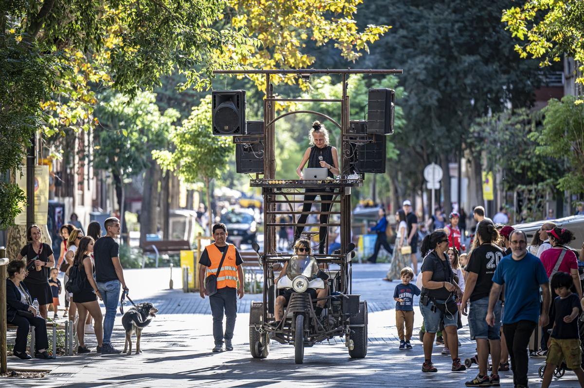 La Mercè en la superilla de Consell de Cent